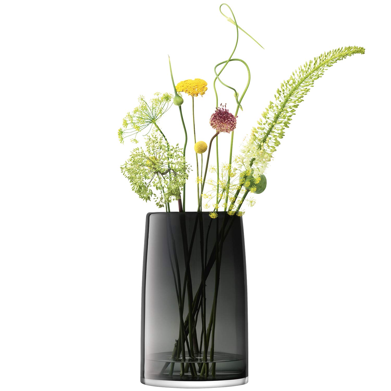 Amazon.co.jp: LSA フラワーベース グレイ W27xD27xH42cm LSA